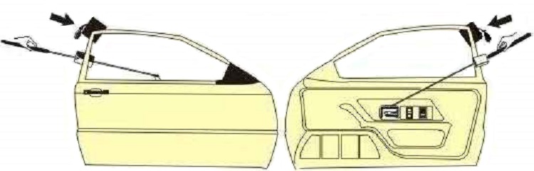 Master HY-10 Air Wedge – opblaasbare deurwig met handpomp voor gecontroleerde auto-openingen – Lockmaster Benelux