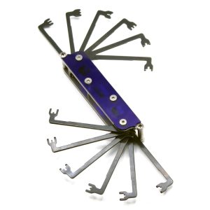 Master Pick 3-Klavier Jackknife Tool Set – MLV-12 | 12-delige klavierslot-pickset