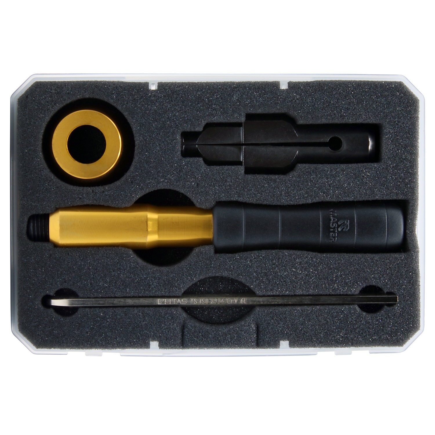 Master Kerntrekbeslag Breker Complete Set RKP-3F – professioneel gereedschap voor het verwijderen van anti-kerntrek rozetten.