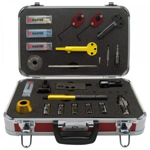 Master 5-IN-1 Cilinderbreker en trekset – professionele set met aluminiumkoffer – Lockmaster Benelux